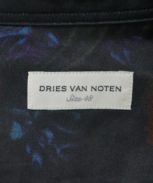 DRIES VAN NOTEN（ドリスヴァンノッテン）カジュアルシャツ 黒 サイズ:48(L位) メンズ/2200705261142