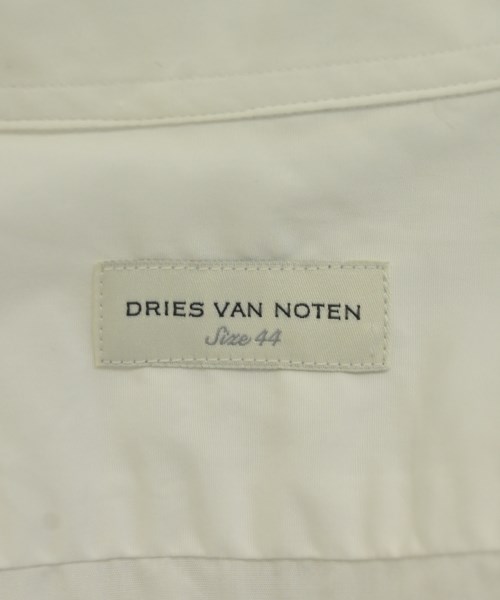 DRIES VAN NOTEN（ドリスヴァンノッテン）カジュアルシャツ 白 サイズ:44(S位) メンズ/2200705670166
