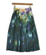 DRIES VAN NOTEN（ドリスヴァンノッテン）ロング・マキシ丈スカート 緑 サイズ:34(XXS位) レディース/2200705775045