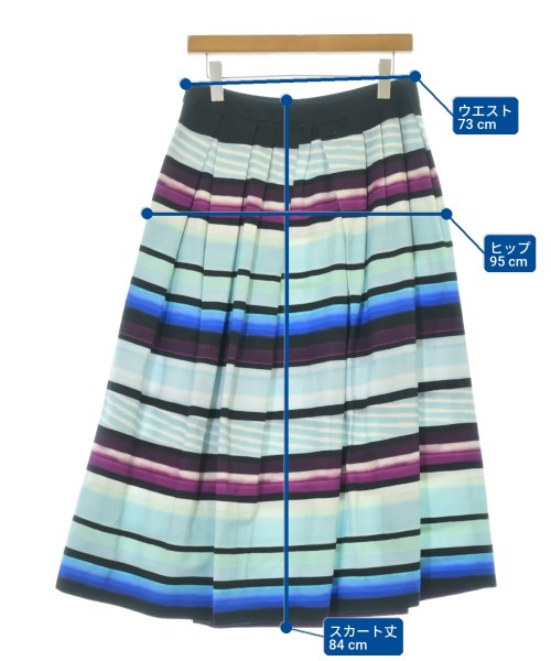 DRIES VAN NOTEN（ドリスヴァンノッテン）ひざ丈スカート 黒 サイズ:38(S位) レディース/2200704251687