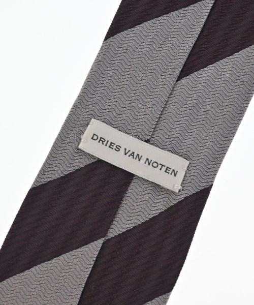 DRIES VAN NOTEN（ドリスヴァンノッテン）ネクタイ グレー サイズ:- メンズ/2200704666511