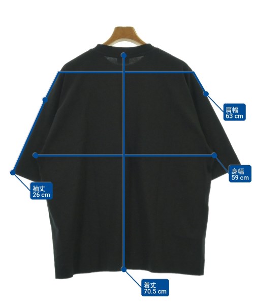 DRIES VAN NOTEN（ドリスヴァンノッテン）Tシャツ・カットソー 黒 サイズ:S メンズ/2200706129045