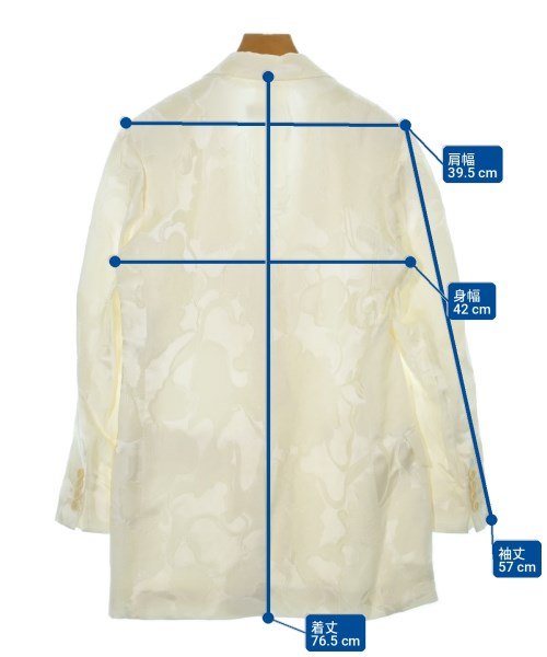 DRIES VAN NOTEN（ドリスヴァンノッテン）ジャケット 白 サイズ:36(XS位) レディース/2200701498160