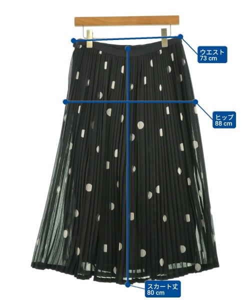 DRIES VAN NOTEN（ドリスヴァンノッテン）ロング・マキシ丈スカート 黒 サイズ:40(M位) レディース/2200701498306