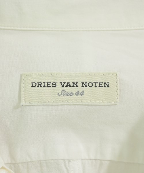 DRIES VAN NOTEN（ドリスヴァンノッテン）カジュアルシャツ 白 サイズ:44(S位) メンズ/2200704152069
