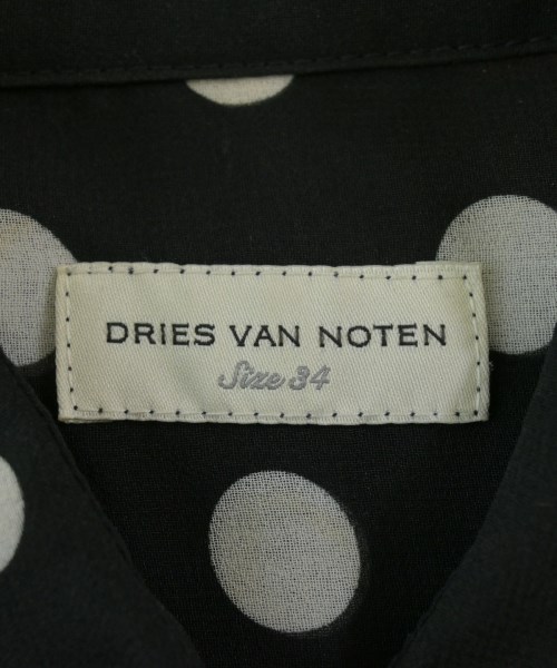 DRIES VAN NOTEN（ドリスヴァンノッテン）カジュアルシャツ 黒 サイズ:34(XXS位) レディース/2200706757026