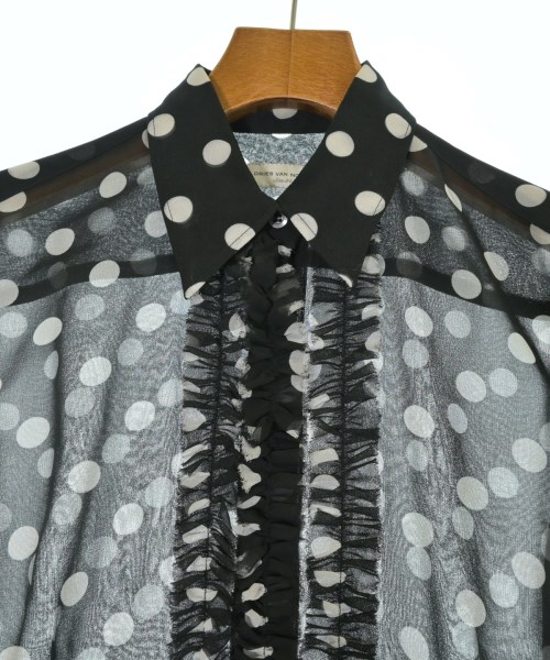 DRIES VAN NOTEN（ドリスヴァンノッテン）カジュアルシャツ 黒 サイズ:34(XXS位) レディース/2200706757026