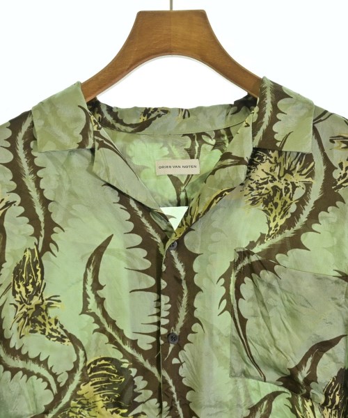 DRIES VAN NOTEN（ドリスヴァンノッテン）カジュアルシャツ 緑 サイズ:48(L位) メンズ/2200707006185