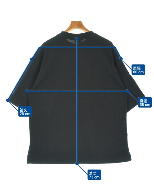 DRIES VAN NOTEN（ドリスヴァンノッテン）Tシャツ・カットソー 黒 サイズ:S メンズ/2200707655109