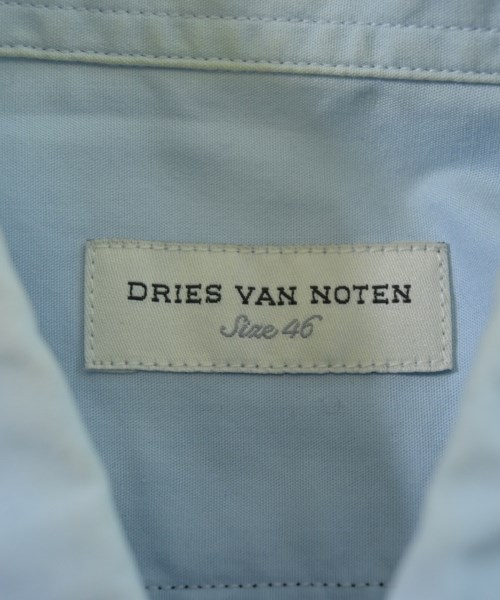 DRIES VAN NOTEN（ドリスヴァンノッテン）カジュアルシャツ 青 サイズ:46(M位) メンズ/2200707874067
