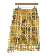 DRIES VAN NOTEN（ドリスヴァンノッテン）ひざ丈スカート 黄 サイズ:34(XXS位) レディース/2200707138886