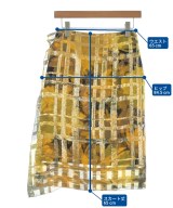 DRIES VAN NOTEN（ドリスヴァンノッテン）ひざ丈スカート 黄 サイズ:34(XXS位) レディース/2200707138886