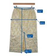 DRIES VAN NOTEN（ドリスヴァンノッテン）ロング・マキシ丈スカート ゴールド サイズ:34(XXS位) レディース/2200707138909