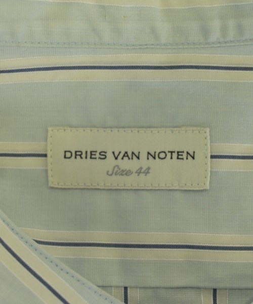 DRIES VAN NOTEN（ドリスヴァンノッテン）カジュアルシャツ 青 サイズ:44(S位) メンズ/2200709666028