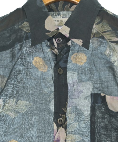 DRIES VAN NOTEN（ドリスヴァンノッテン）カジュアルシャツ 紺 サイズ:44(S位) メンズ/2200663299010