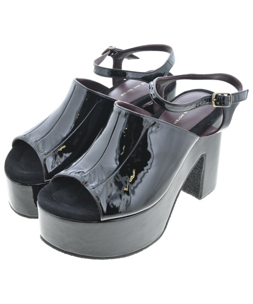 DRIES VAN NOTEN(ドリスヴァンノッテン)サンダル 黒 サイズ:EU35(21.5cm位)/2200655424017