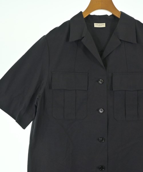DRIES VAN NOTEN（ドリスヴァンノッテン）シャツワンピース 紺 サイズ:38(S位) レディース/2200664773083