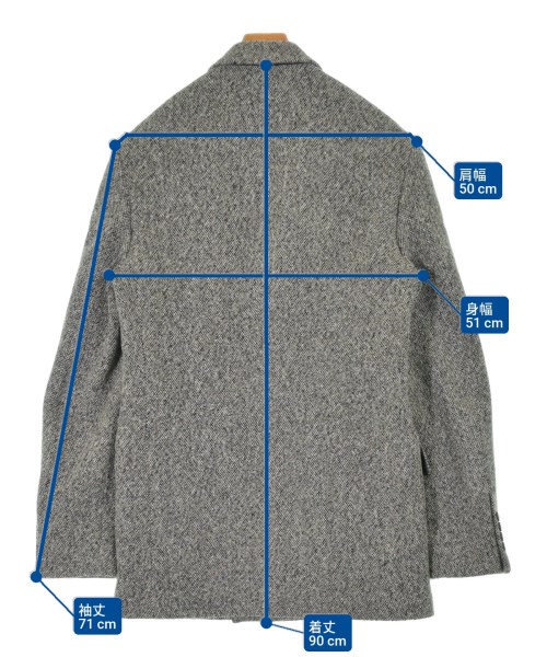 DRIES VAN NOTEN（ドリスヴァンノッテン）テーラードジャケット グレー サイズ:S メンズ/2200665321016