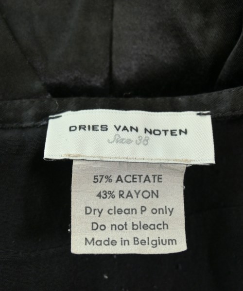 DRIES VAN NOTEN（ドリスヴァンノッテン）ひざ丈スカート 黒 サイズ:38(S位) レディース/2200662090069