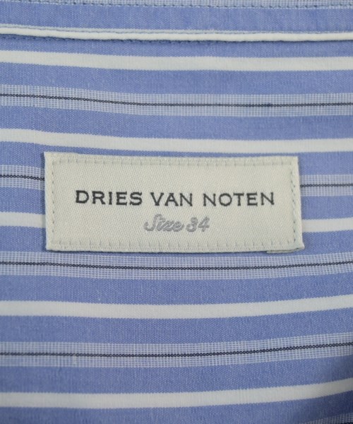 DRIES VAN NOTEN（ドリスヴァンノッテン）シャツワンピース 青 サイズ:34(XXS位) レディース/2200662876052