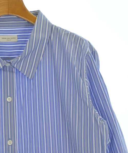 DRIES VAN NOTEN（ドリスヴァンノッテン）シャツワンピース 青 サイズ:34(XXS位) レディース/2200662876052