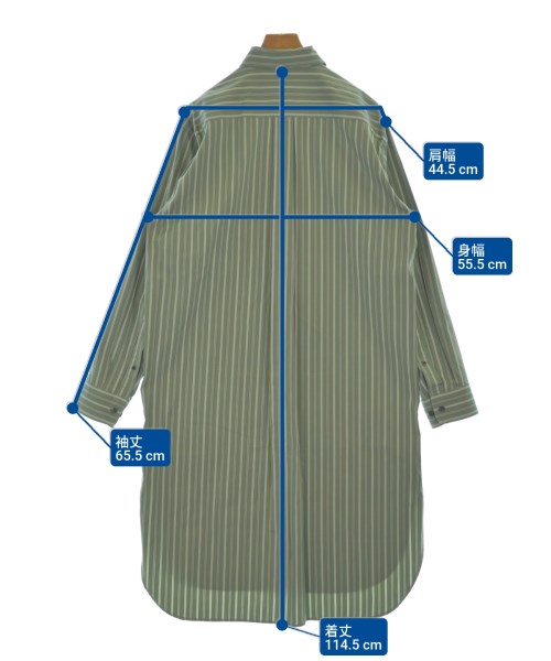 DRIES VAN NOTEN（ドリスヴァンノッテン）シャツワンピース 緑 サイズ:S レディース/2200662876083