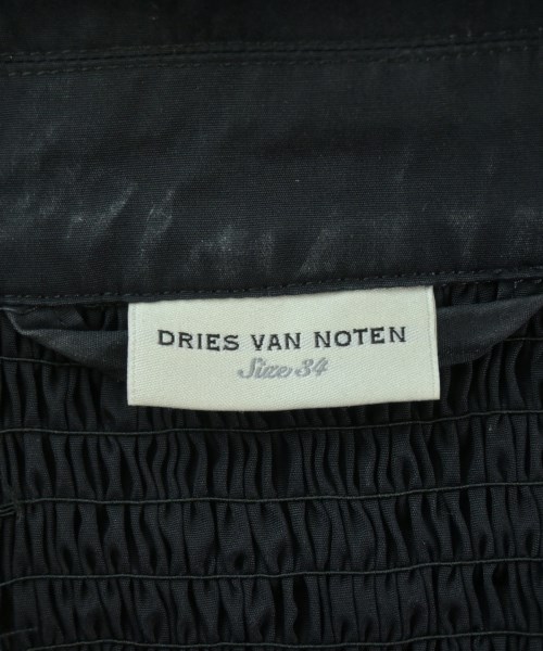 DRIES VAN NOTEN（ドリスヴァンノッテン）シャツワンピース 黒 サイズ:34(XXS位) レディース/2200662876090
