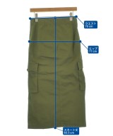 DRIES VAN NOTEN（ドリスヴァンノッテン）ロング・マキシ丈スカート カーキ サイズ:34(XXS位) レディース/2200662876120