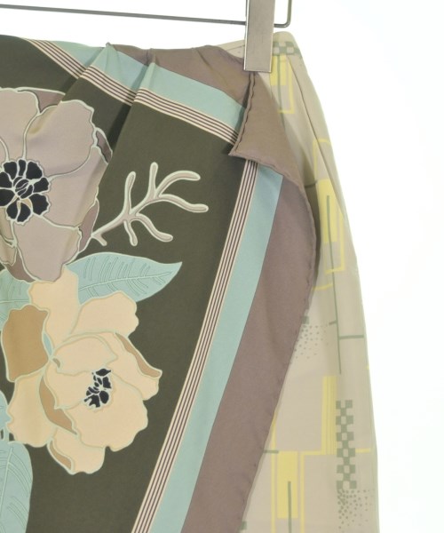 DRIES VAN NOTEN（ドリスヴァンノッテン）ひざ丈スカート カーキ サイズ:34(L位) レディース/2200662876199