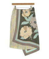 DRIES VAN NOTEN（ドリスヴァンノッテン）ひざ丈スカート カーキ サイズ:34(L位) レディース/2200662876199