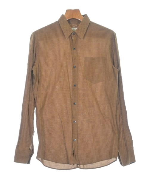 DRIES VAN NOTEN(ドリスヴァンノッテン)カジュアルシャツ 茶 サイズ:44(S位)/2200666907028