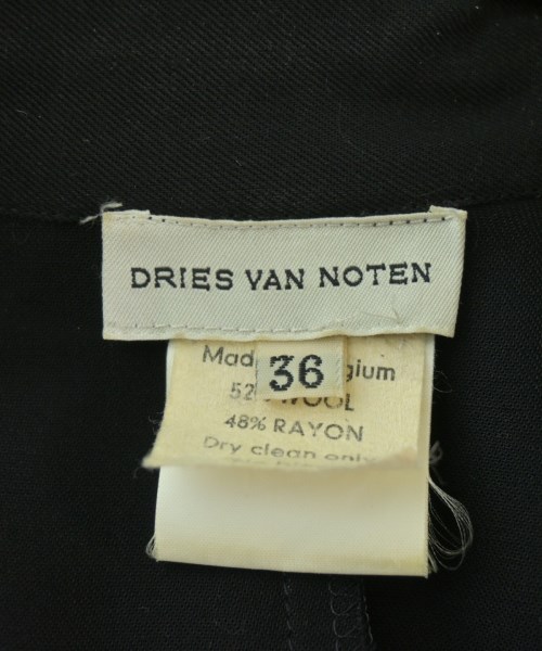 DRIES VAN NOTEN（ドリスヴァンノッテン）シャツワンピース 黒 サイズ:36(XS位) レディース/2200666111029