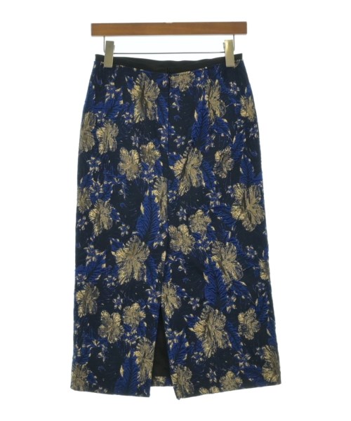 DRIES VAN NOTEN（ドリスヴァンノッテン）ロング・マキシ丈スカート 紺 サイズ:34(XXS位) レディース/2200667865013