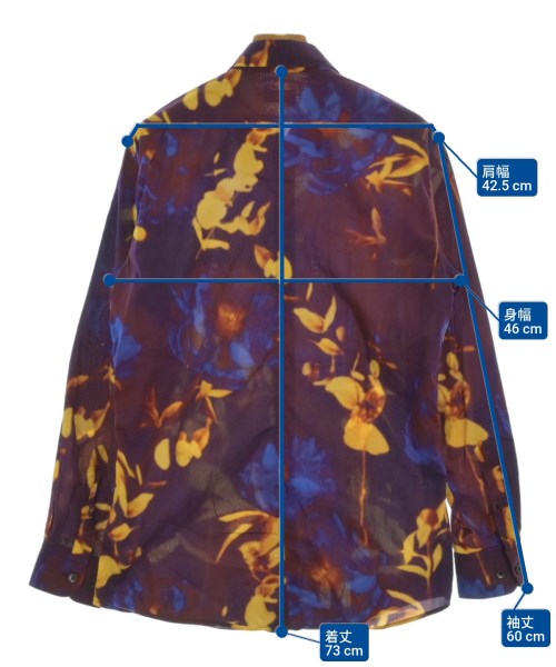 DRIES VAN NOTEN（ドリスヴァンノッテン）カジュアルシャツ 紫 サイズ:36(XS位) レディース/2200669196023