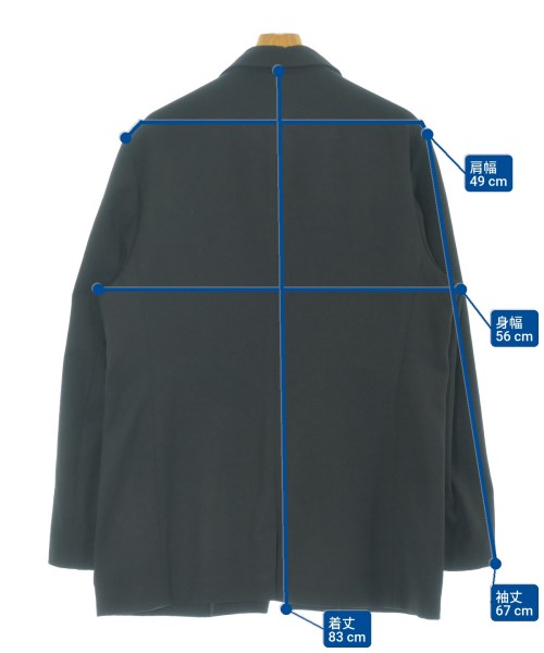 DRIES VAN NOTEN（ドリスヴァンノッテン）カジュアルジャケット 黒 サイズ:52(XXL位) メンズ/2200669660012