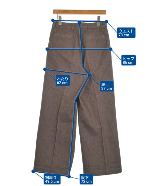 DRIES VAN NOTEN（ドリスヴァンノッテン）デニムパンツ 茶 サイズ:46(M位) メンズ/2200669854039