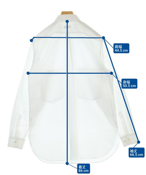 DRIES VAN NOTEN（ドリスヴァンノッテン）カジュアルシャツ 白 サイズ:44(M位) メンズ/2200670517039