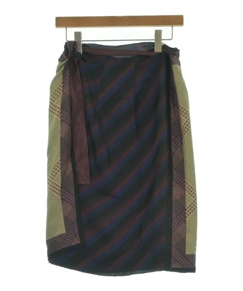 DRIES VAN NOTEN（ドリスヴァンノッテン）ひざ丈スカート ベージュ サイズ:ONE レディース/2200670517077