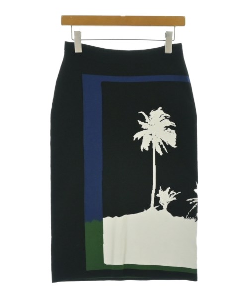 DRIES VAN NOTEN(ドリスヴァンノッテン)ひざ丈スカート 黒 サイズ:S/2200671029036