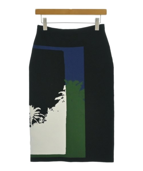 DRIES VAN NOTEN（ドリスヴァンノッテン）ひざ丈スカート 黒 サイズ:S レディース/2200671029036