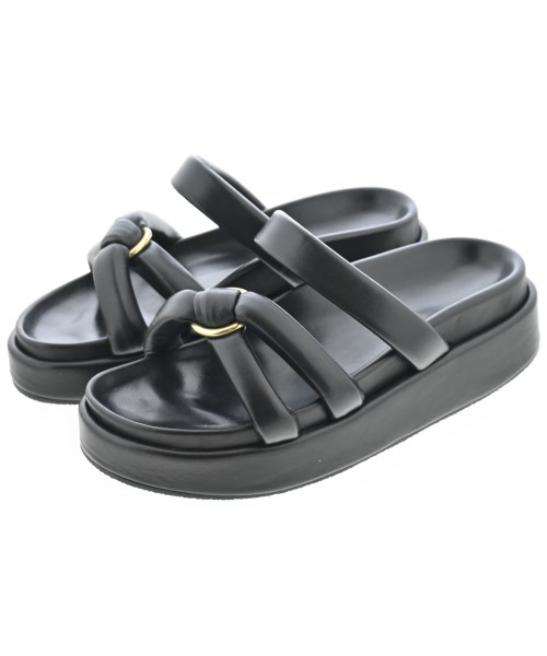 DRIES VAN NOTEN(ドリスヴァンノッテン)サンダル 黒 サイズ:EU37(23.5cm位)/2200671049089