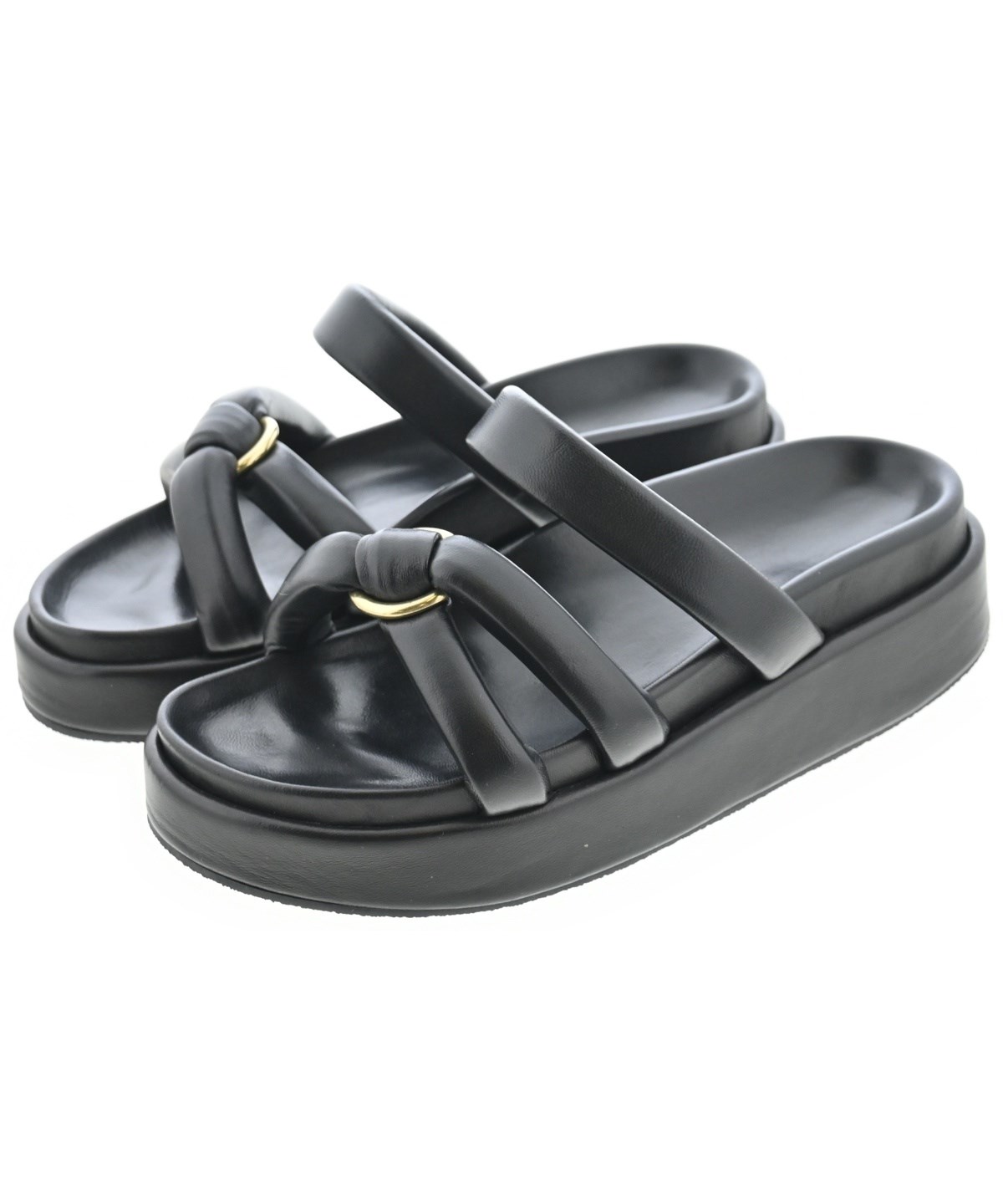 DRIES VAN NOTEN（ドリスヴァンノッテン）サンダル 黒 サイズ:EU37