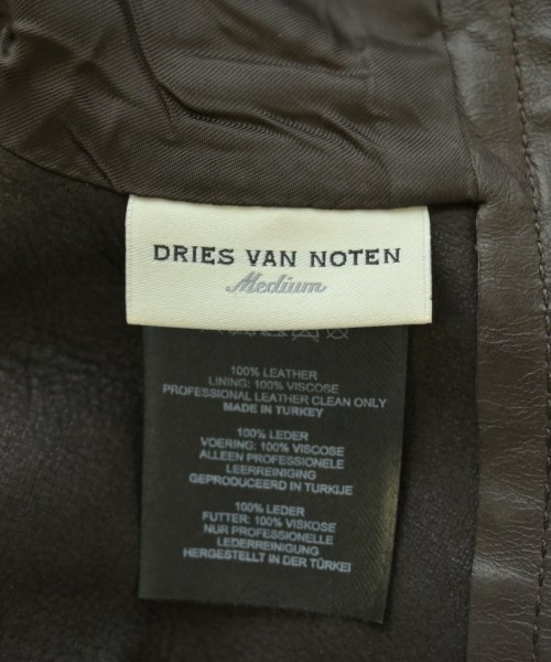 DRIES VAN NOTEN（ドリスヴァンノッテン）カジュアルシャツ 茶 サイズ:M メンズ/2200671067045