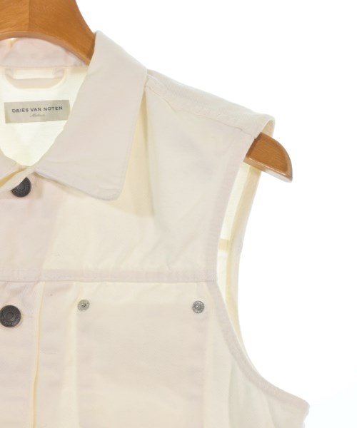 DRIES VAN NOTEN（ドリスヴァンノッテン）デニムジャケット 白 サイズ:M メンズ/2200671623012