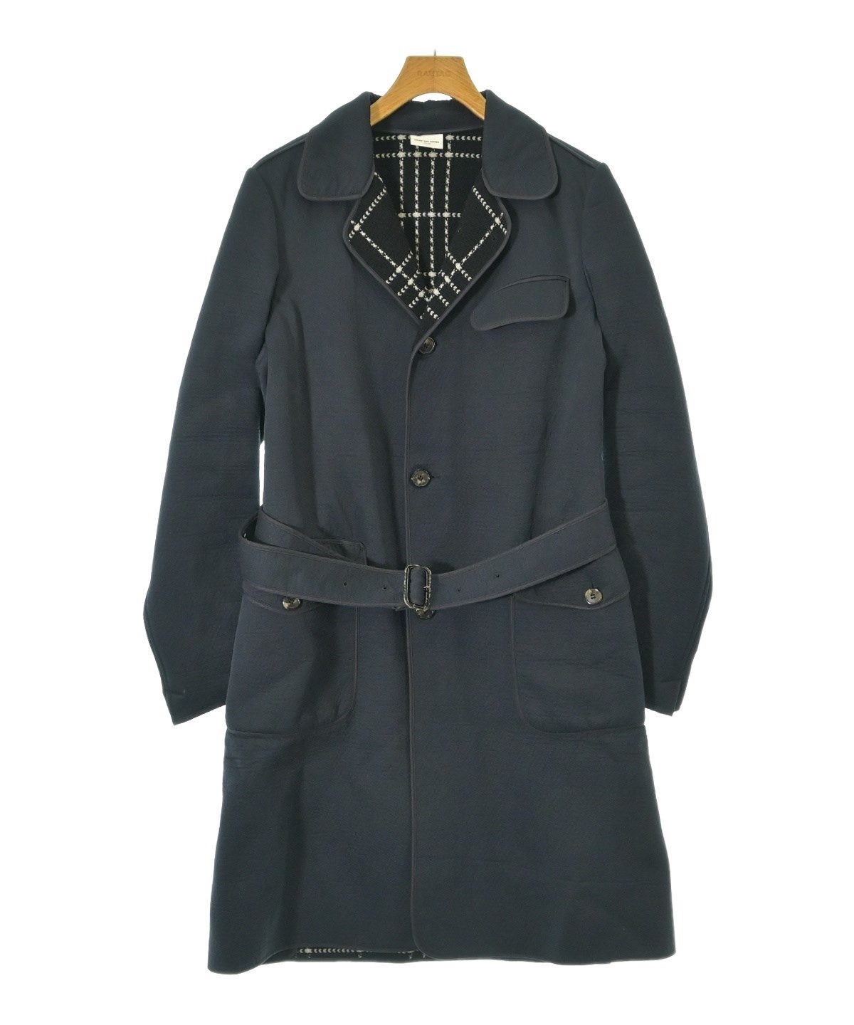17SS ドリスヴァンノッテン チェスター コート DRIES VAN NOTEN（ドリスヴァンノッテン）チェスターコート 紺 サイズ