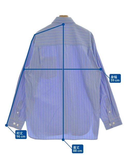 DRIES VAN NOTEN（ドリスヴァンノッテン）カジュアルシャツ 青 サイズ:M メンズ/2200672088070