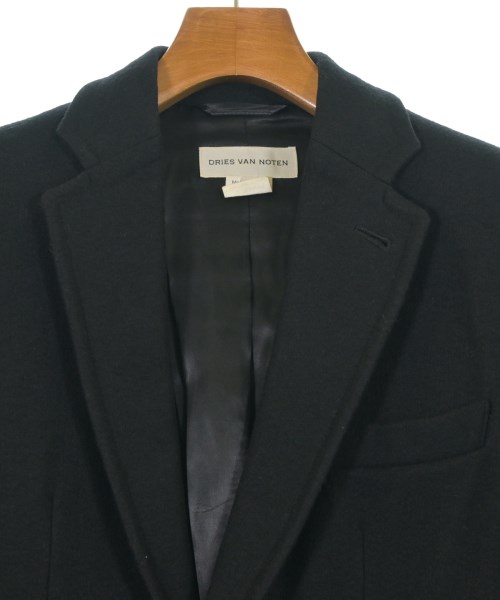 DRIES VAN NOTEN（ドリスヴァンノッテン）カジュアルジャケット 黒 サイズ:48(L位) メンズ/2200672371011