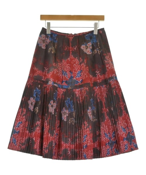 DRIES VAN NOTEN（ドリスヴァンノッテン）ロング・マキシ丈スカート 赤 サイズ:38(S位) レディース/2200730067191