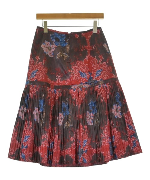 DRIES VAN NOTEN（ドリスヴァンノッテン）ロング・マキシ丈スカート 赤 サイズ:38(S位) レディース/2200730067191