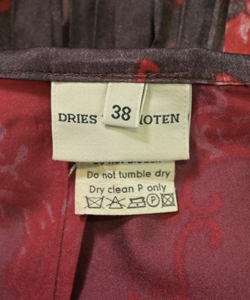 DRIES VAN NOTEN（ドリスヴァンノッテン）ロング・マキシ丈スカート 赤 サイズ:38(S位) レディース/2200730067191